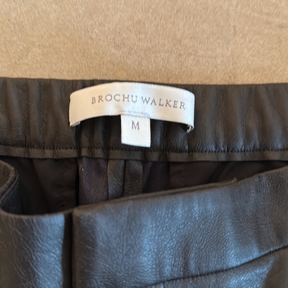 Brochu Walker loose leather cropped pant - Picture 6 of 6